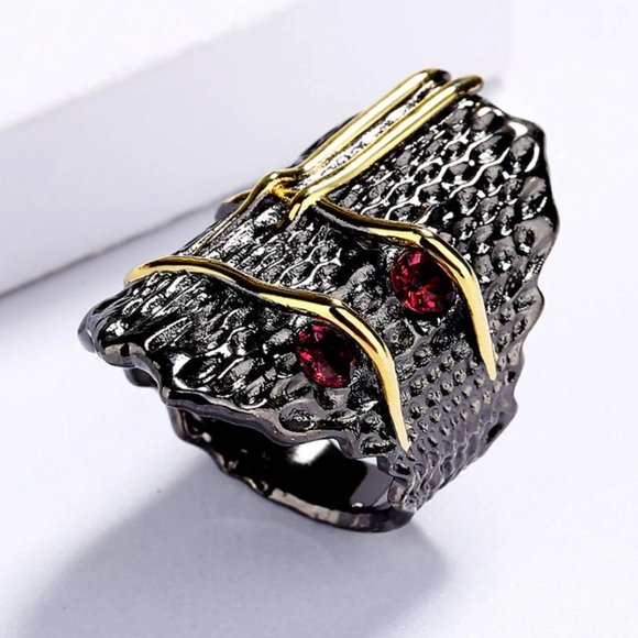 Jewelry - 925 Silver Natural Pomegranate Ruby Gemstone Ring